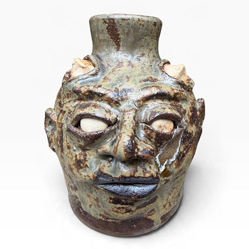 Joel Patton 5.5" Devil of the Next Opportunity #1 Face Jug DP6513